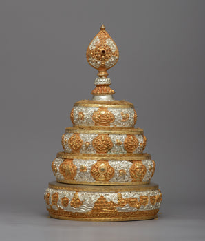 Silver Mandala Set | Symbol of Universal Balance and Harmony