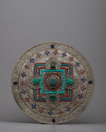 Five Dhyani Buddha Mandala Wall Hanging
