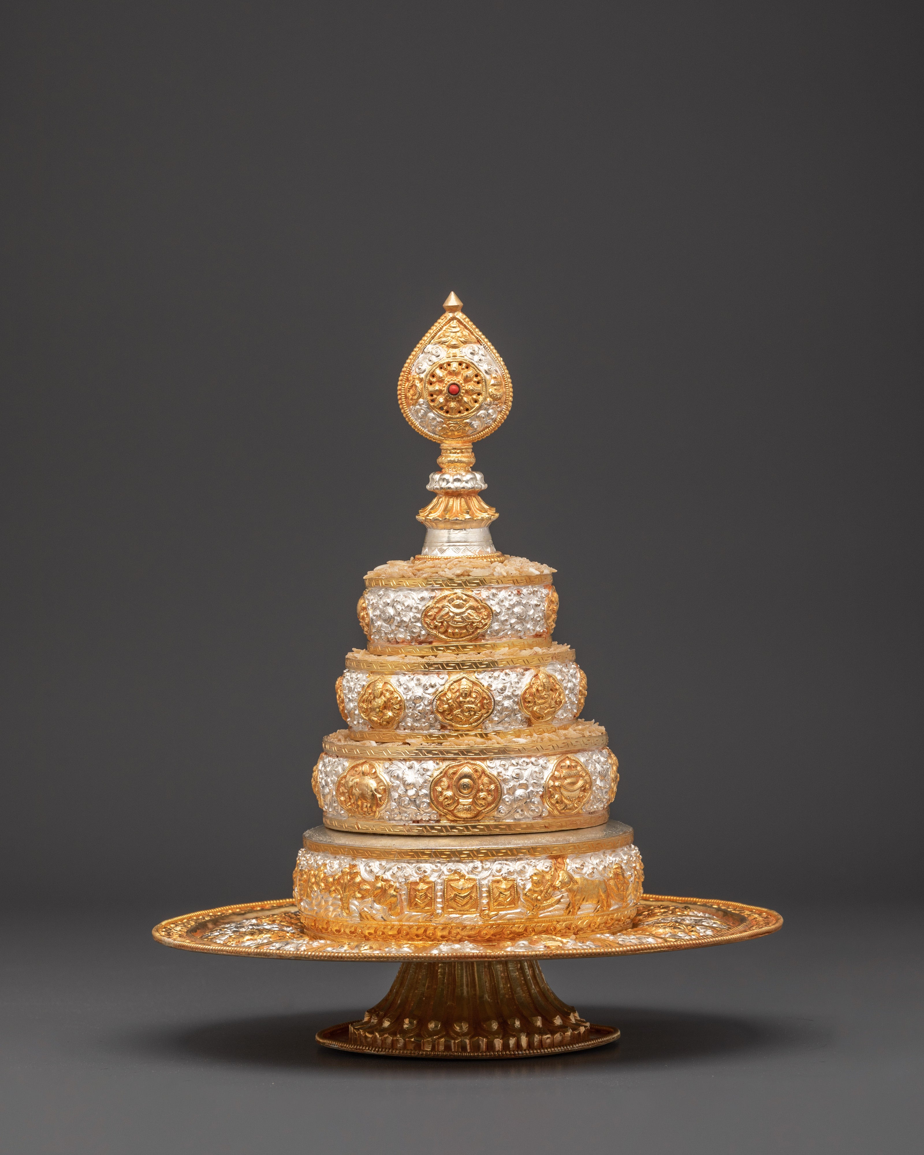 Exquisite Handcrafted Mandala Sculpture