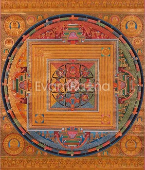 Vairochana Buddha Vajradhatu mandala: