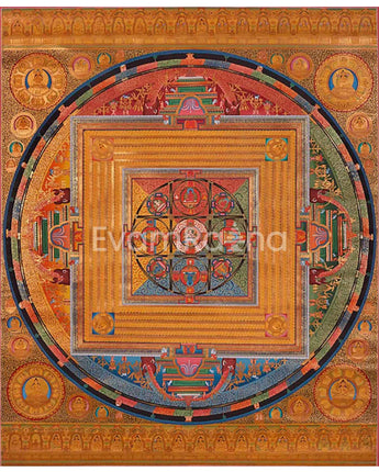 Vairochana Buddha Vajradhatu mandala: