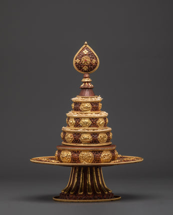 Gold Plated Mandala for Rituals