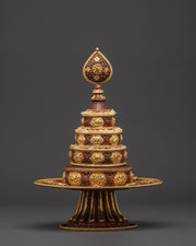 Gold Plated Mandala for Rituals