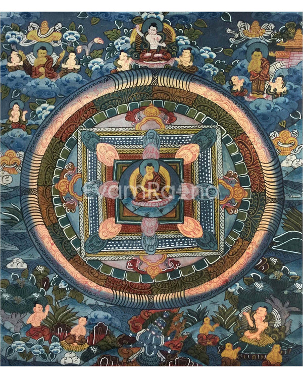 Buddha Mandala Thangka: