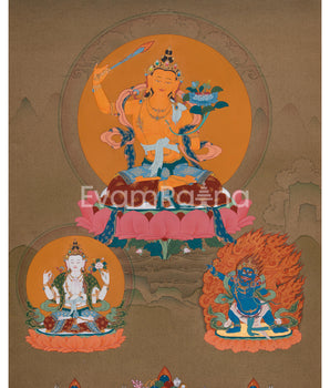 Three Enlightened Bodhisattvas 