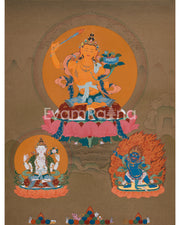 Three Enlightened Bodhisattvas 