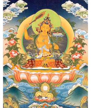 Manjushree Bodhisattva Thangka Painting