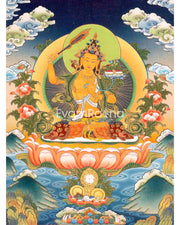 Manjushree Bodhisattva Thangka Painting