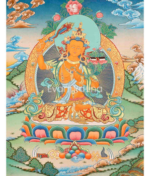 Manjushree Bodhisattva Thangka