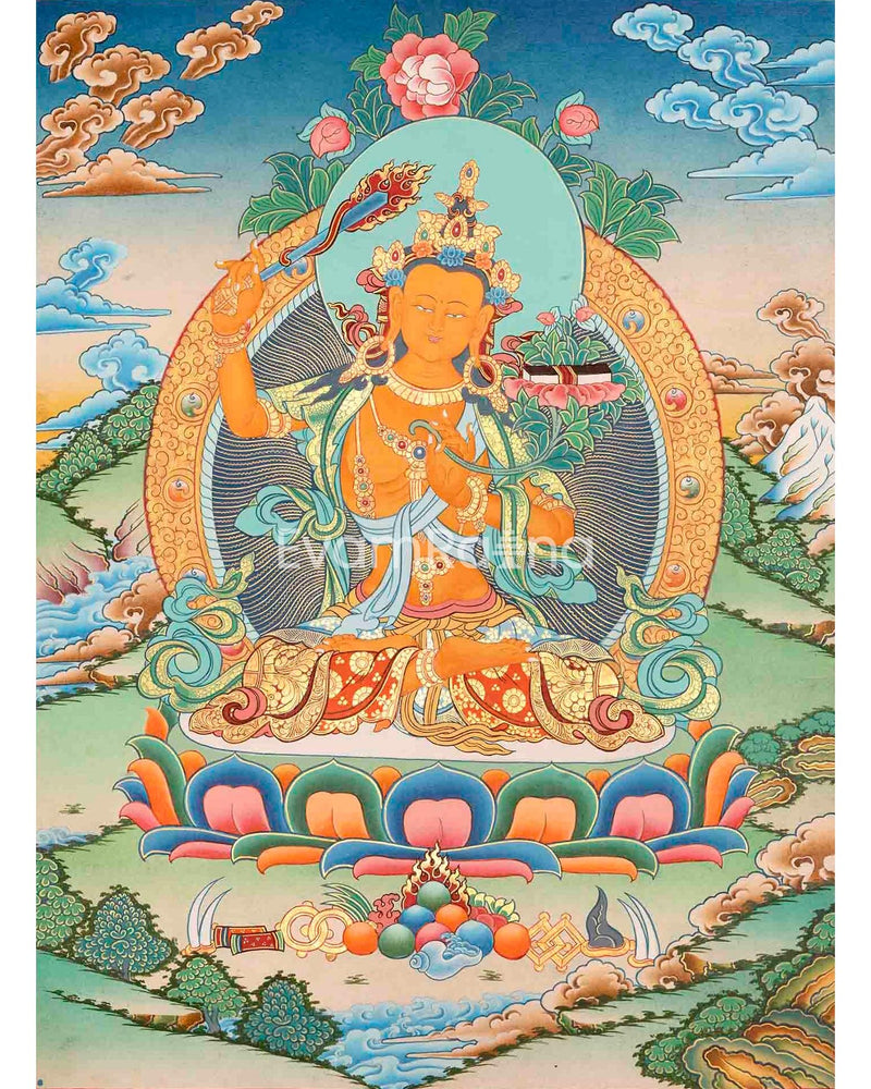 Manjushree Bodhisattva Thangka