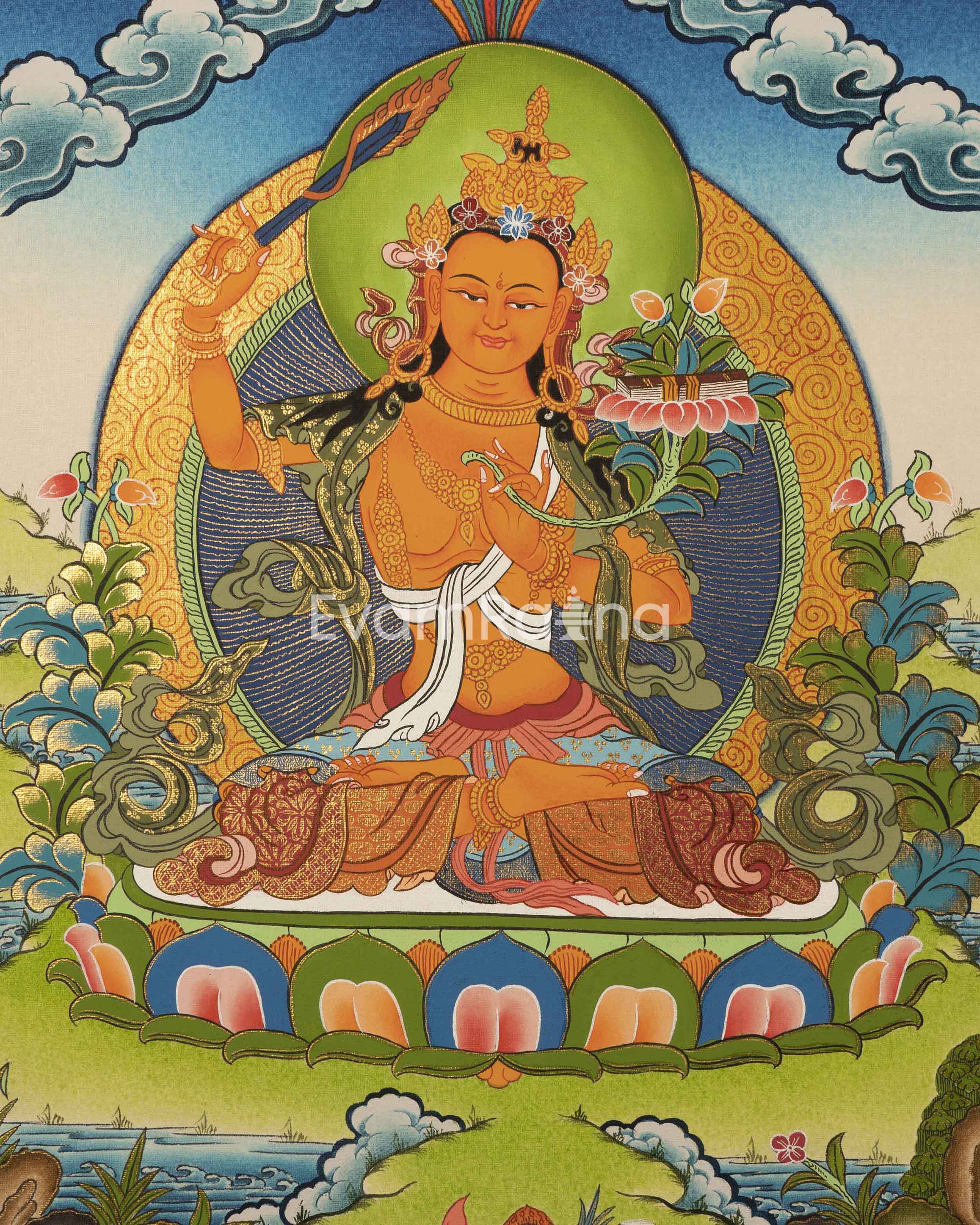 Manjushree Bodhisattva Thangka