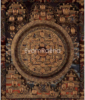 Manjushree Mandala Thangka