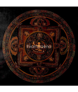 Manjushree Mandala Thangka Painting