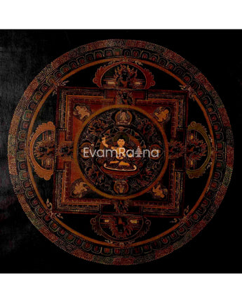 Manjushree Mandala Thangka Painting