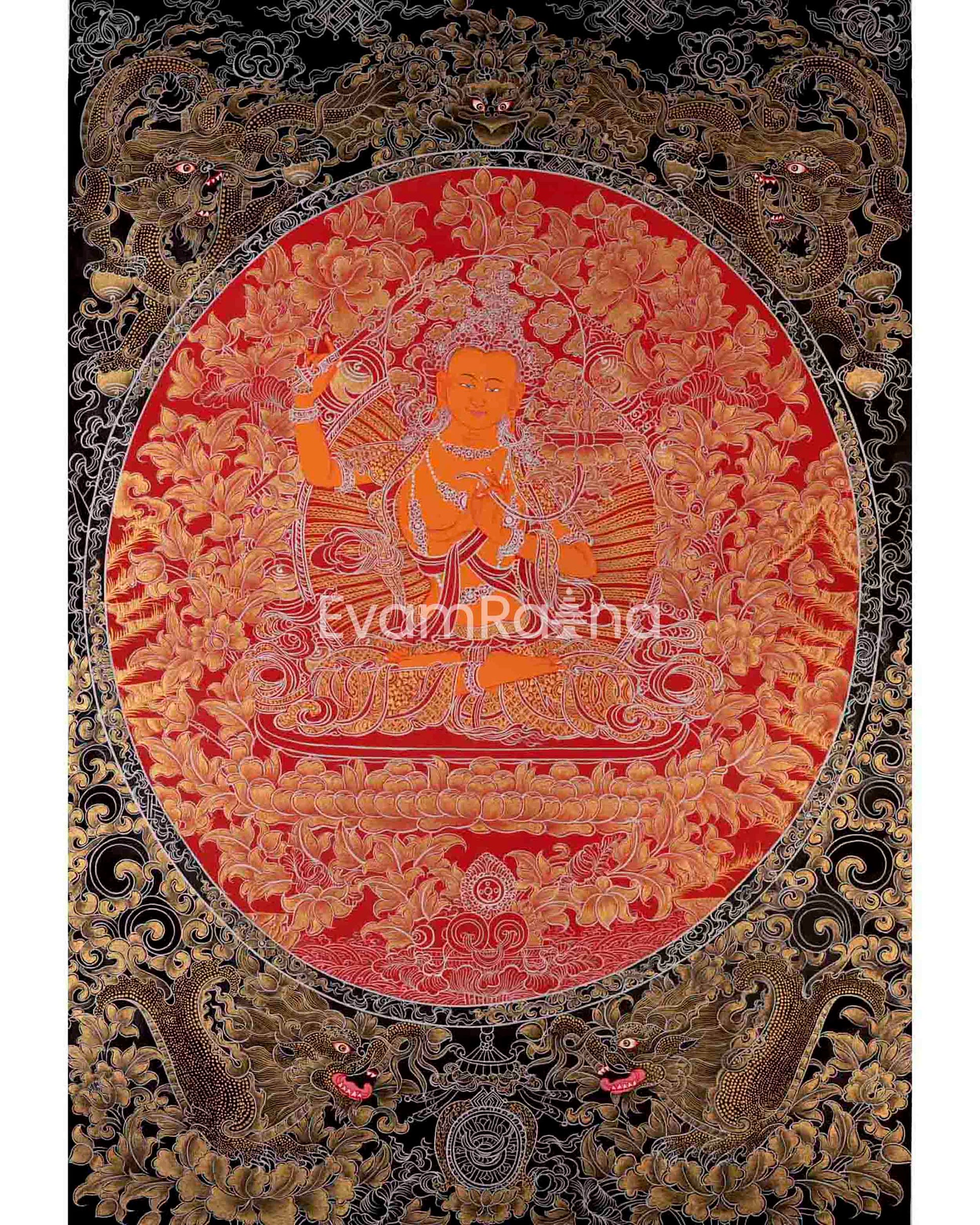 Manjushree Thangka Painting