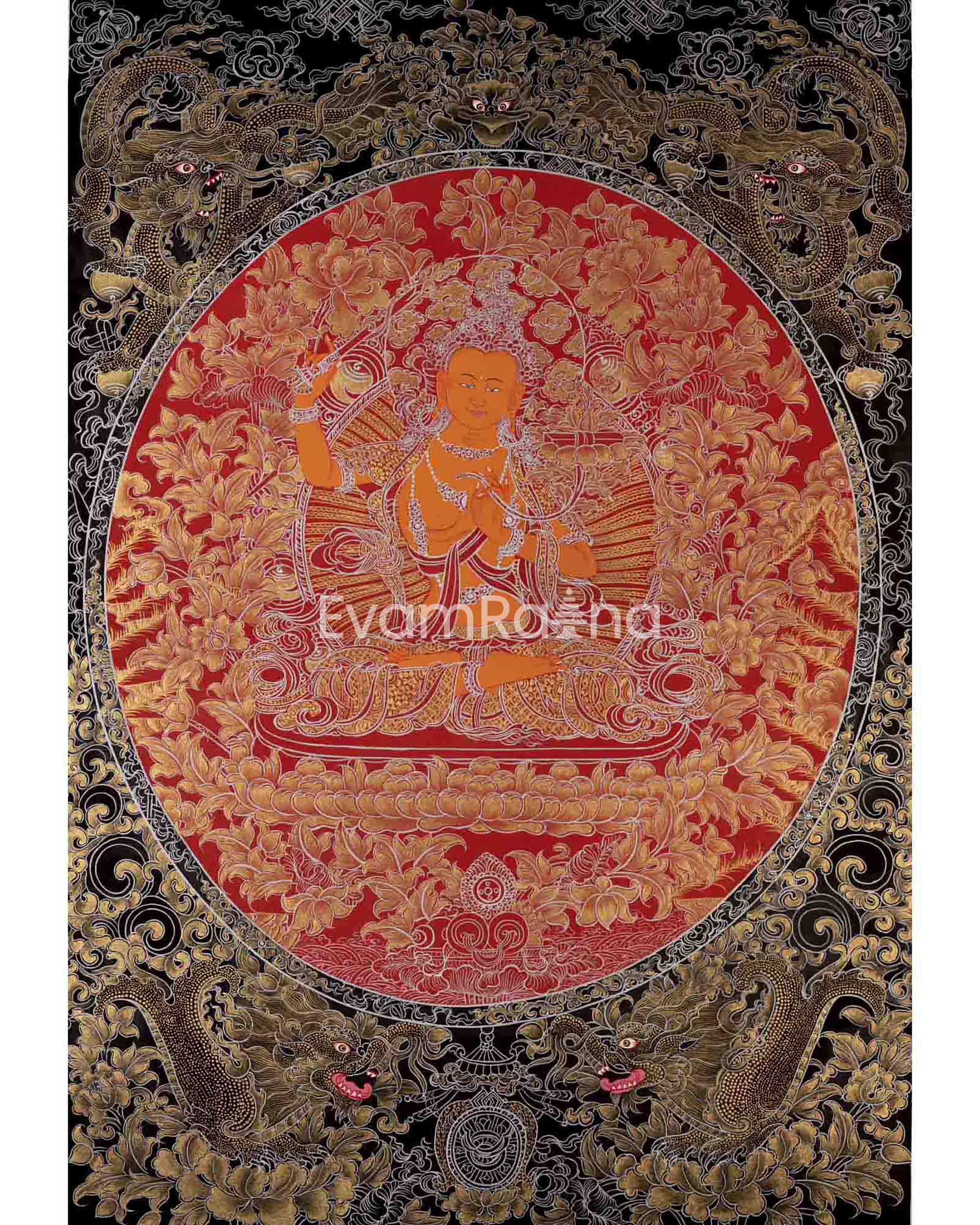 Manjushree Thangka Painting