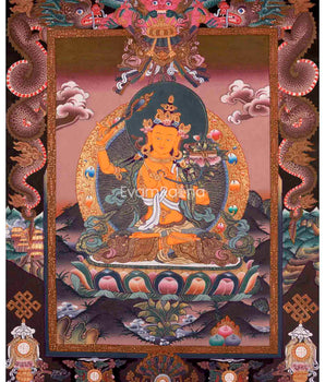 Manjushree Thangka Painting