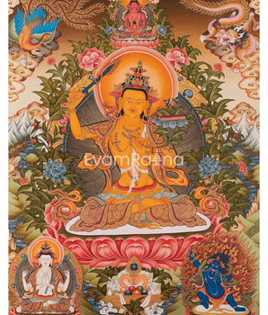 Manjushri Thangka Painting