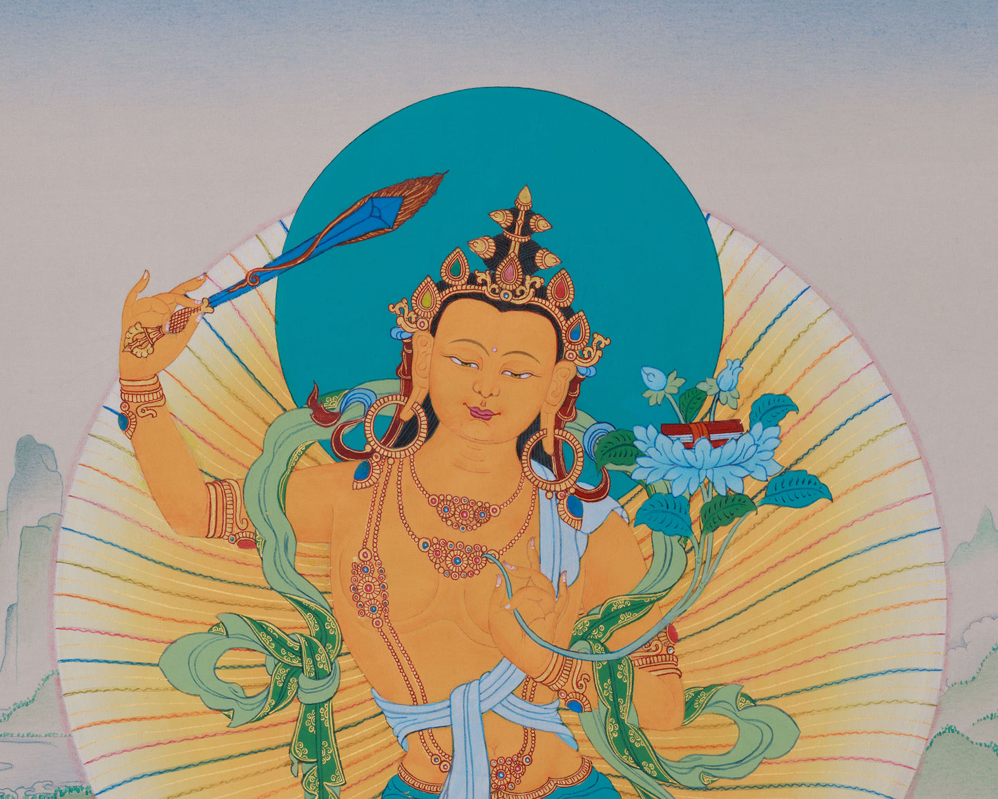 The Great Three Bodhisattvas | Manjushri, Avalokiteshvara & Vajrapani