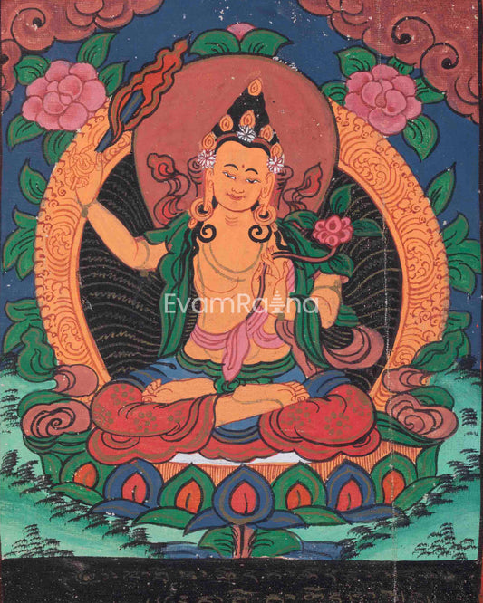 Vintage Manjushri Thangka