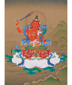Compact Manjushri Thangka