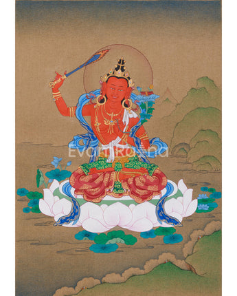 Compact Manjushri Thangka