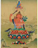 Bodhisattva Manjushri with Mitrupa Buddha Thangka 