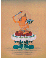 Thangka of Wisdom Deity Manjushri