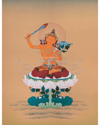 Thangka of Wisdom Deity Manjushri
