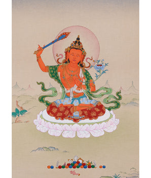 Manjushri (Jampelyang)Thangka