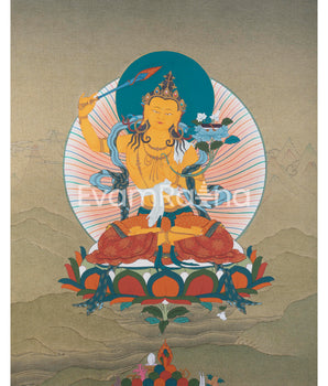 thangka-print-of-bodhisattva-of-wisdom-