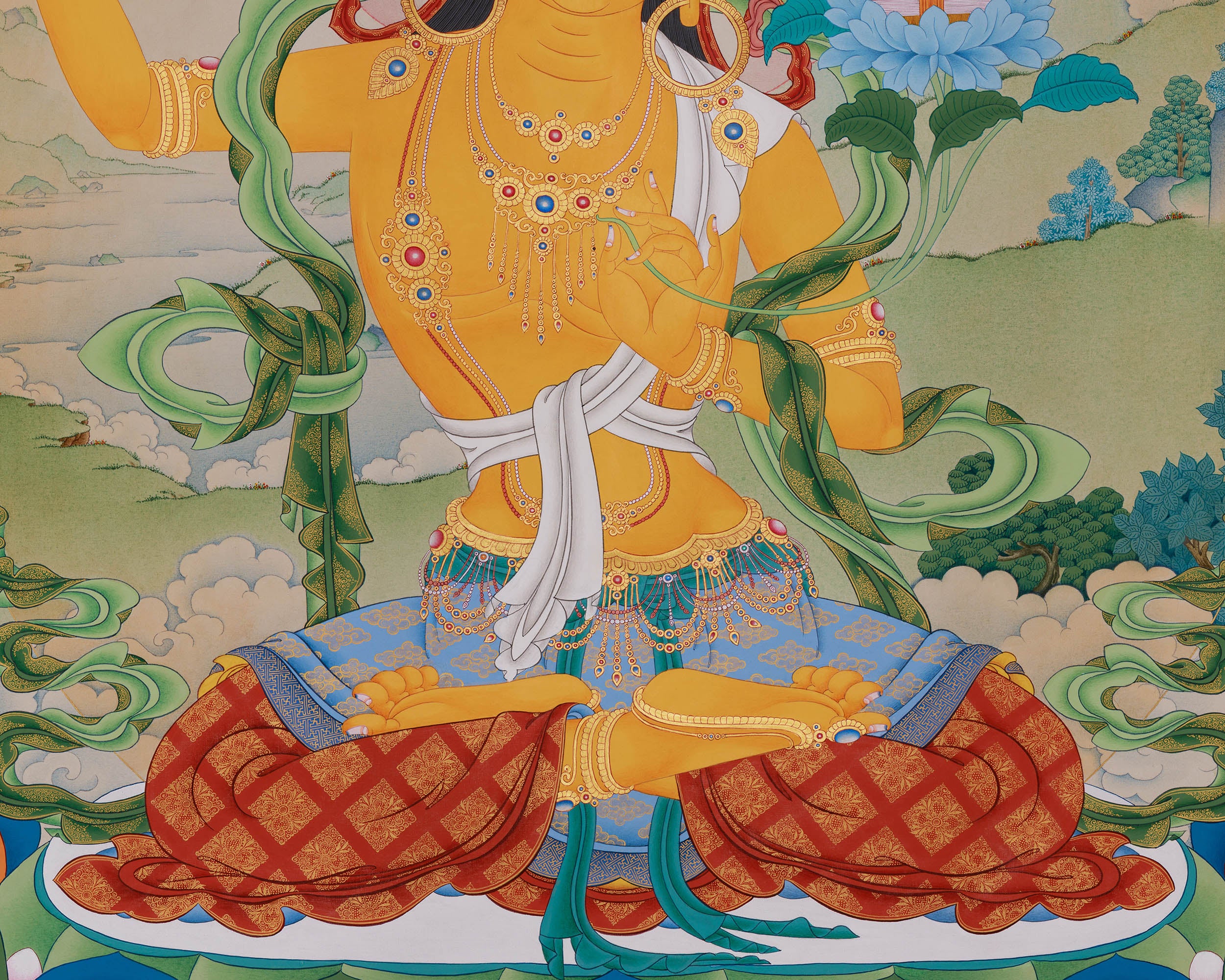 Jampelyang (Manjushri) | A Majestic Wisdom Buddha