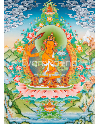 Wisdom Deity, Manjushri Thangka