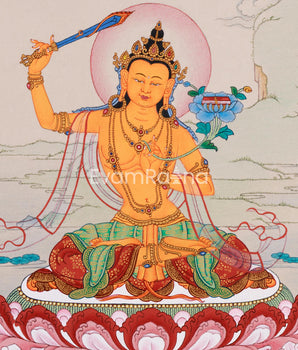 Unique Manjushri Thangka