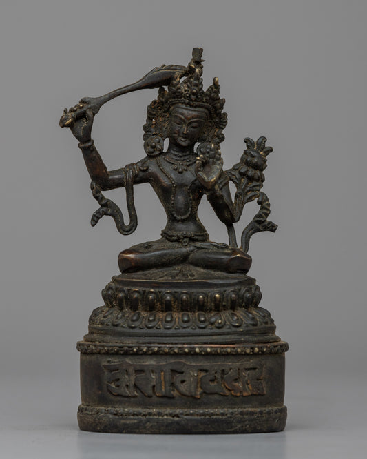 Black Manjushri Statue