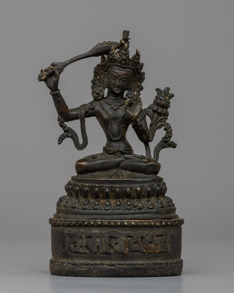 Black Manjushri Statue
