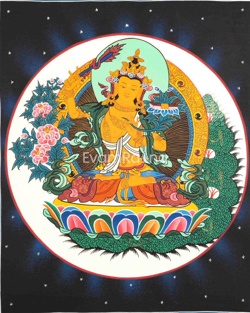 Boddhisattva Manjushri Thangka