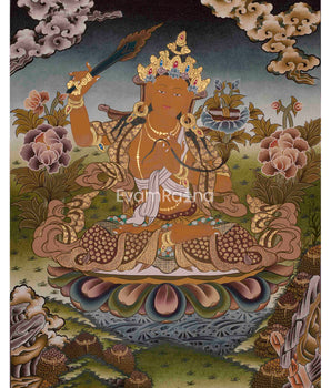 Arya Bodhisattva Manjushri Thanka