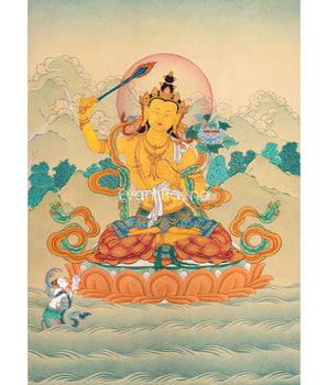 Manjushri Thangka To Elevate Your Sacred Space