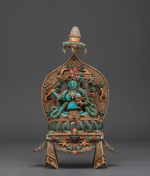 Wisdom Buddha Manjushri Statue | Wielder of the Flaming Sword