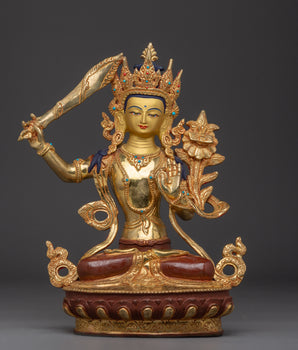 manjushri-tibetan-wisdom-deity-statue