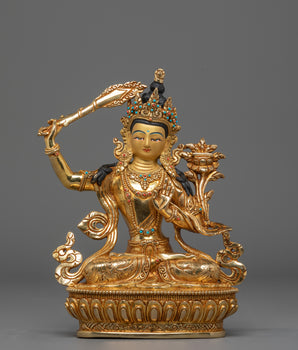 Golden Statue of Manjushri