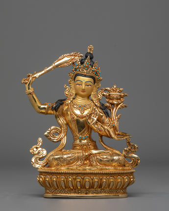 Golden Statue of Manjushri