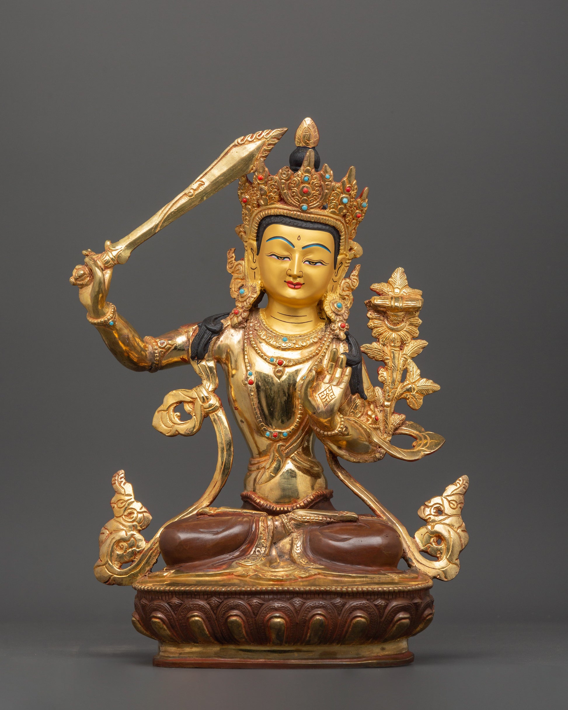 wisdom-deity-manjushri-statue