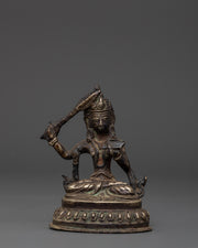 Boddhisattva Manjushri Sculpture | Symbol Of Enlightened wisdom