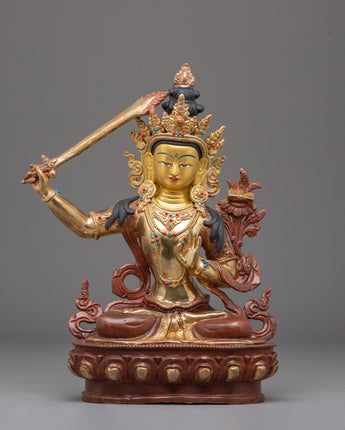 Statue of Supreme Deity of Wisdom Manjushri