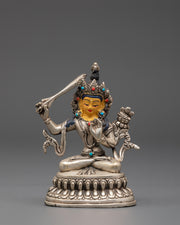 Buddhist Manjushri Boddhisattva Sculpture | Symbol Wisdom and Enlightenment