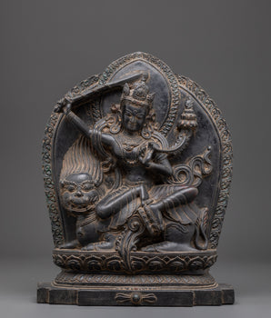 The Statue of Simhanada Manjushri