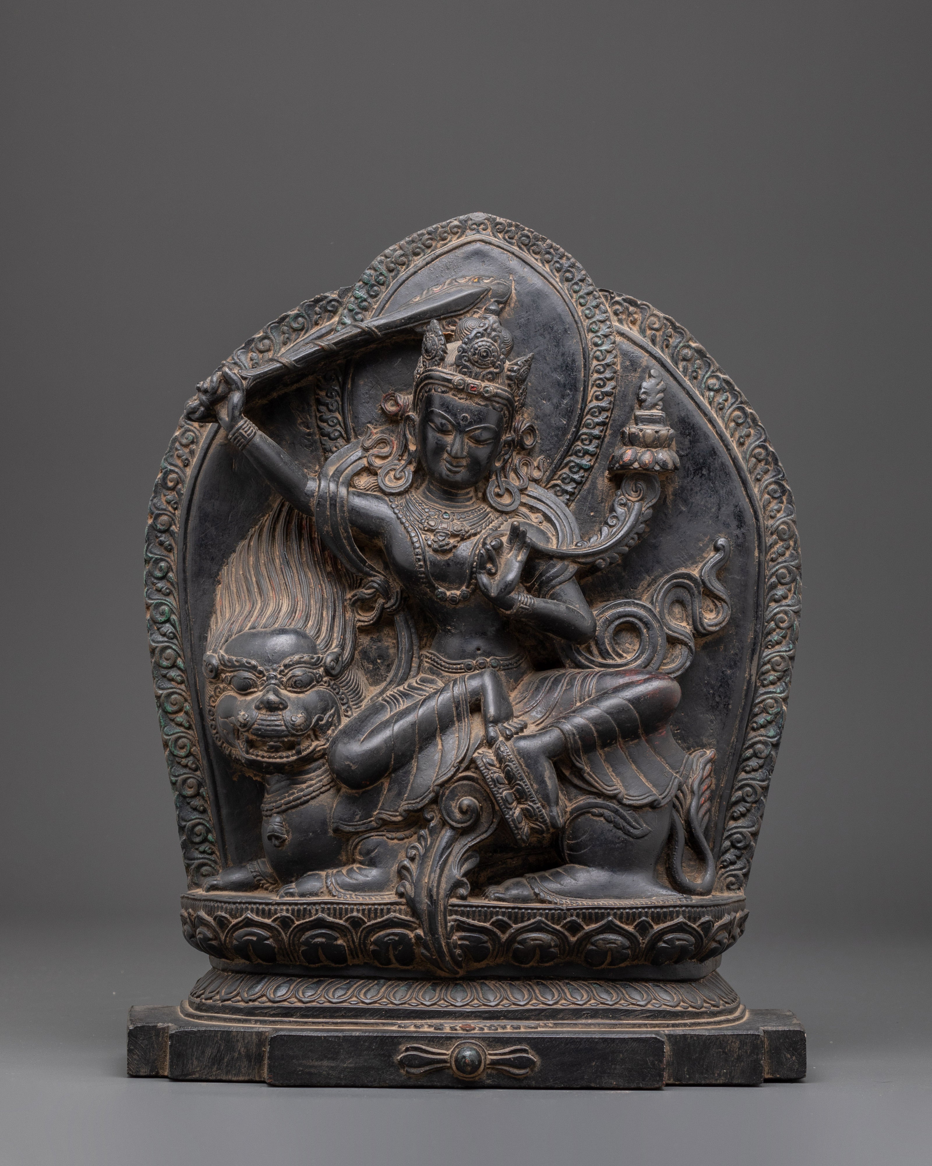 The Statue of Simhanada Manjushri