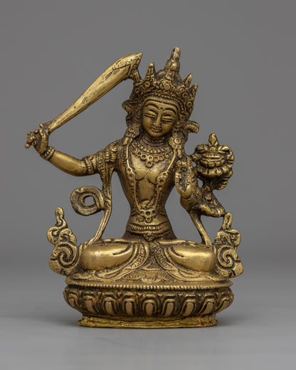 Deity Manjushri Statue